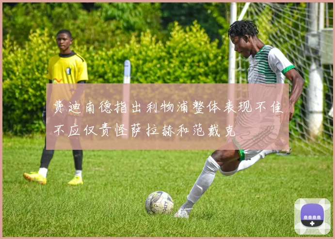 费迪南德指出利物浦整体表现不佳不应仅责怪萨拉赫和范戴克